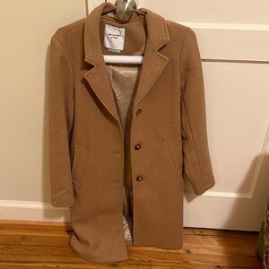 Like New Abercrombie & Fitch Wool Blend Dad Coat